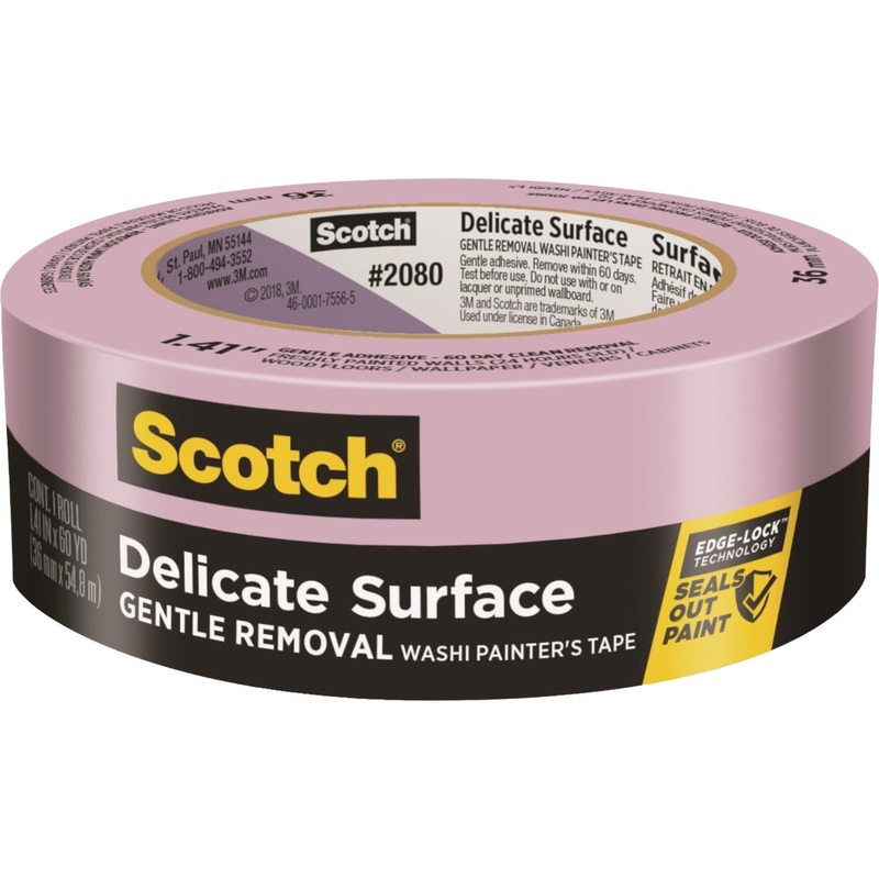 3M Scotch 1.41 In. x 60 Yd. Delicate Surface Painter’s Tape