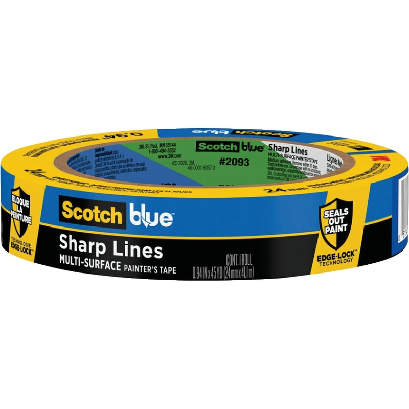 3M Scotch Blue 0.94 In. x 45 Yd. Sharp Lines Painter’s Tape
