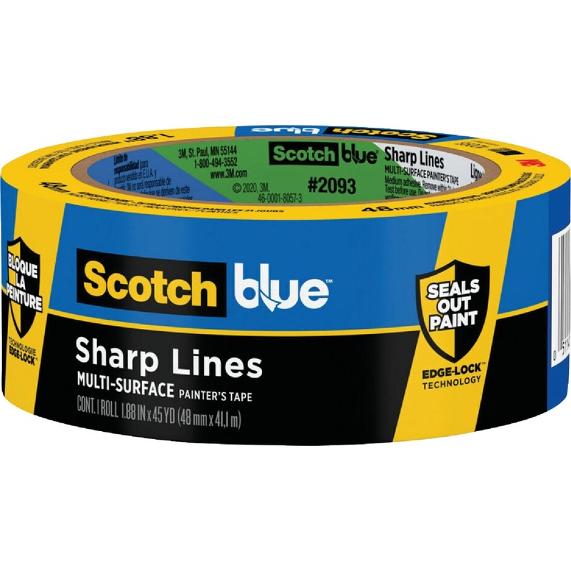 3M Scotch Blue 1.88 In. x 45 Yd. Sharp Lines Painter’s Tape
