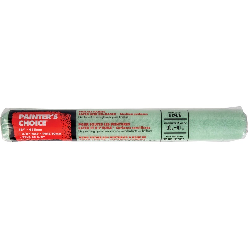 Wooster Painter’s Choice 18 In. x 3/8 In. Knit Fabric Roller Cover