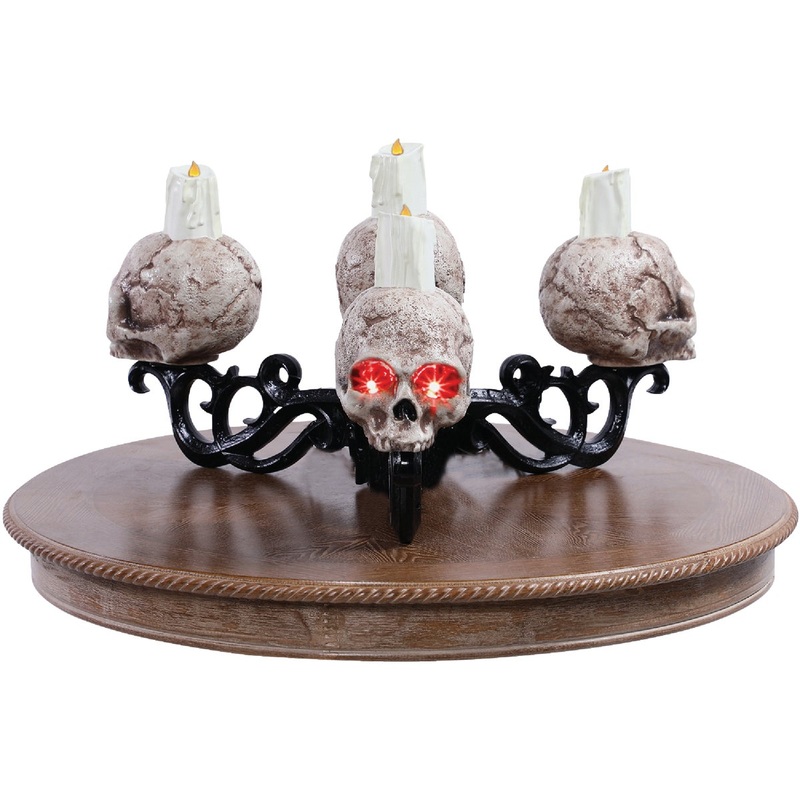 60 In. LED 3-In-1 Skull Candelabra