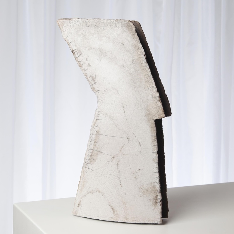 Wing Sculpture Raku