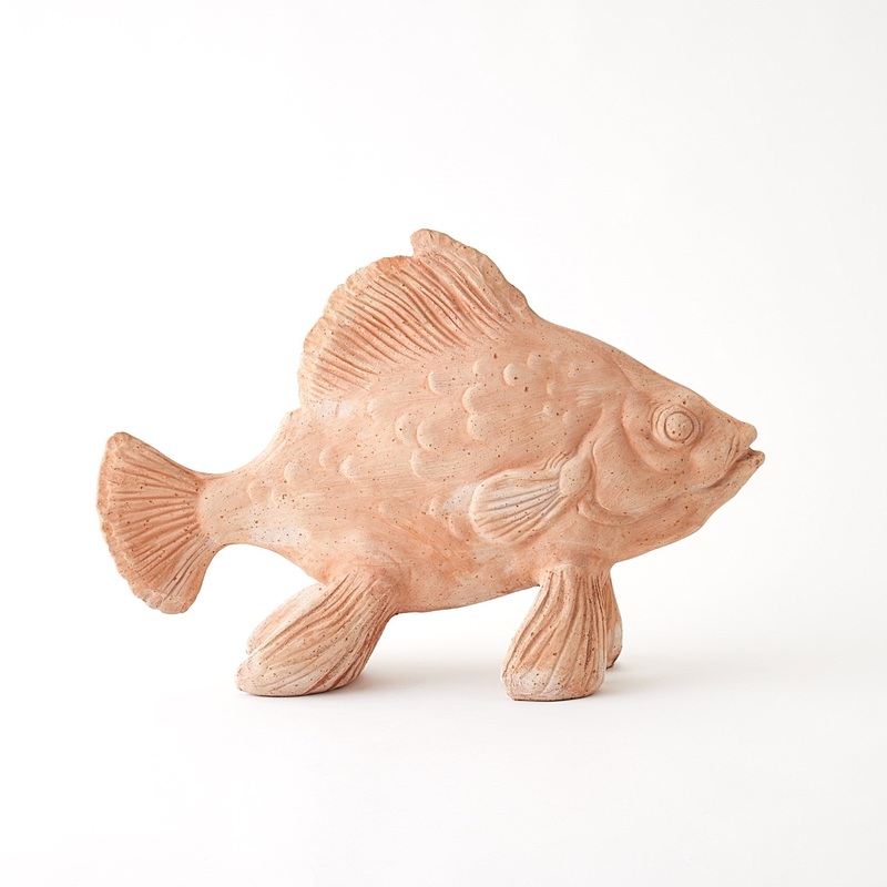Sunfish Sculpture Terracotta