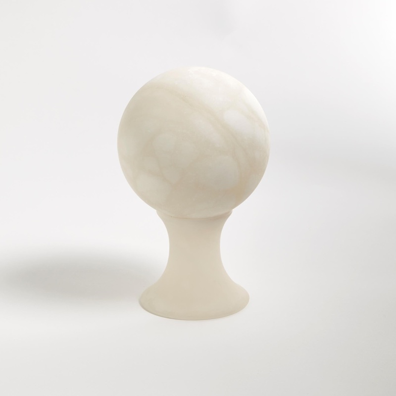 Alabaster Sphere Stand