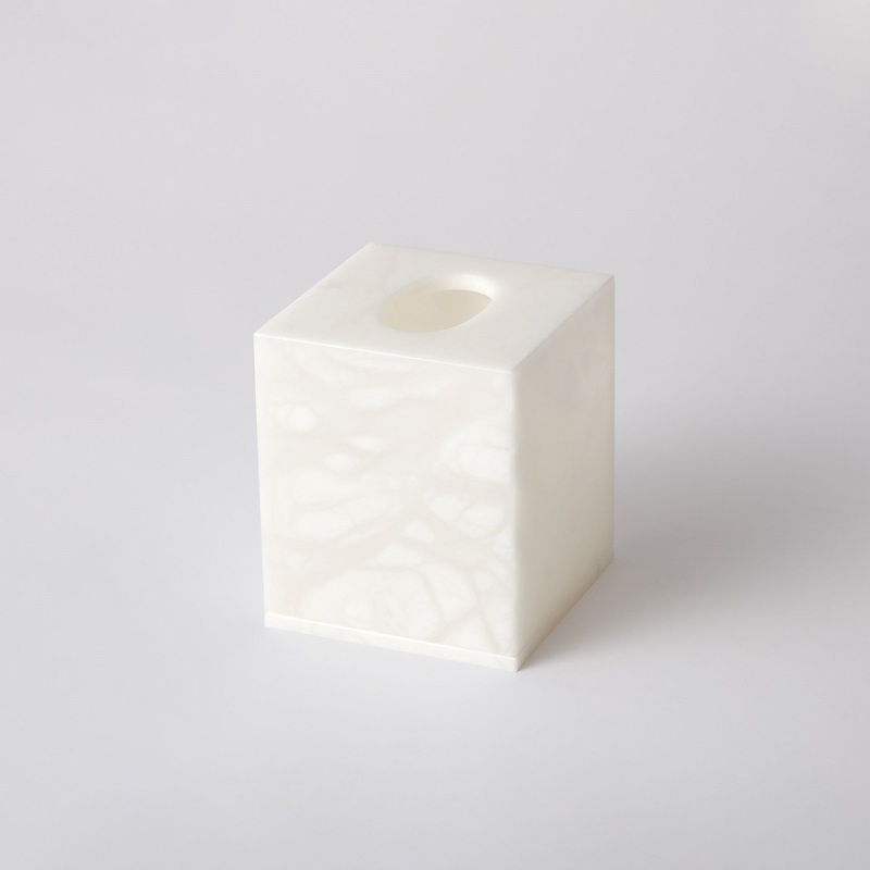 Alabaster Tissue Boxes