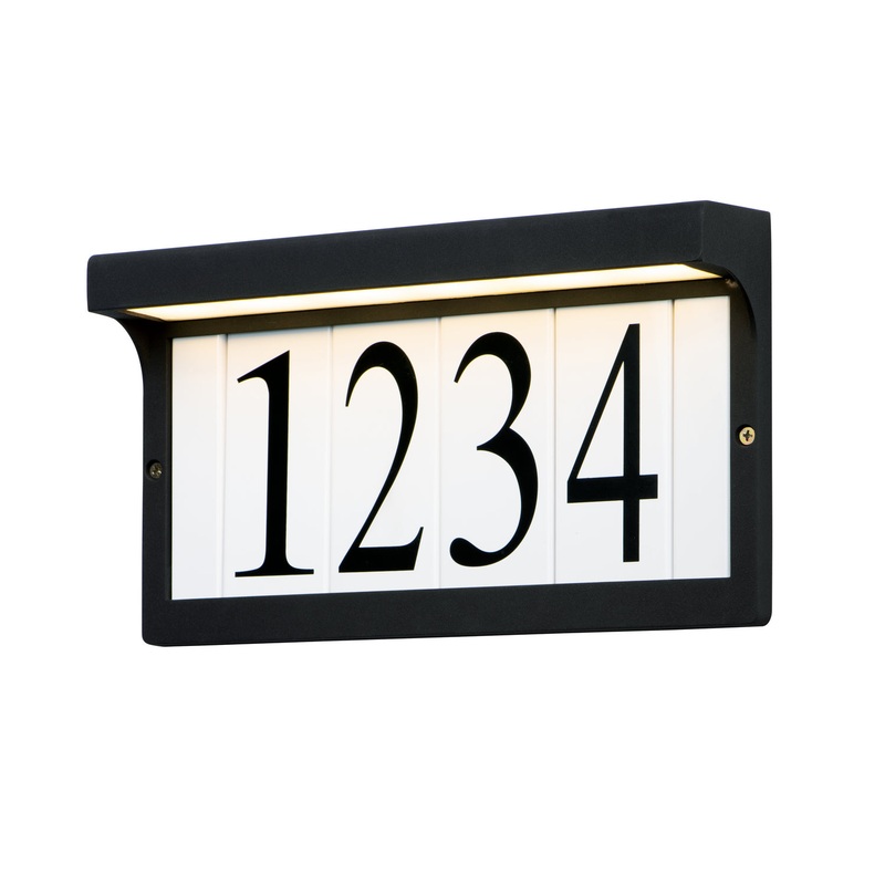 Address LED Outdoor Wall Sconce