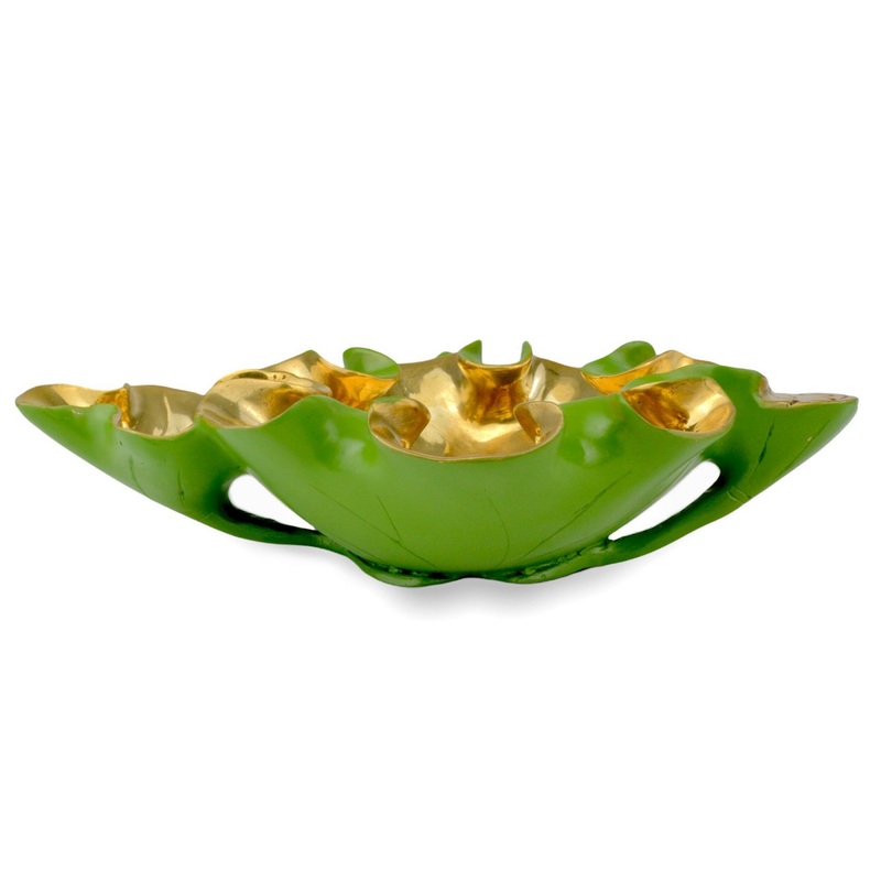 Wrapped Lotus Leaf Decor