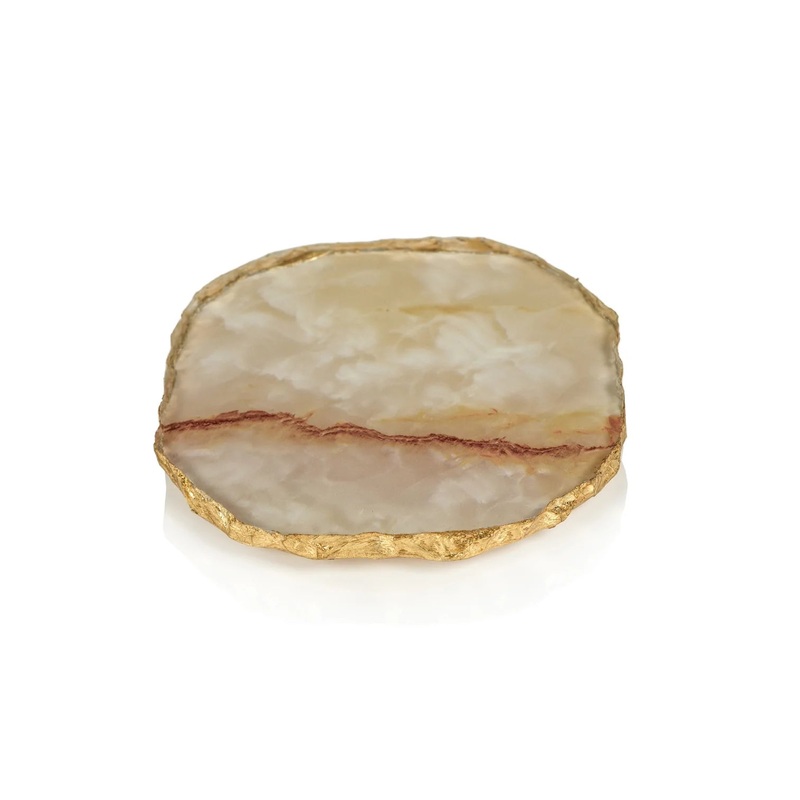 Agate Marble Glass Coasters
